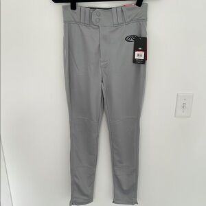 Rawlings NWT Adult Baseball Pant, Gray - Size S